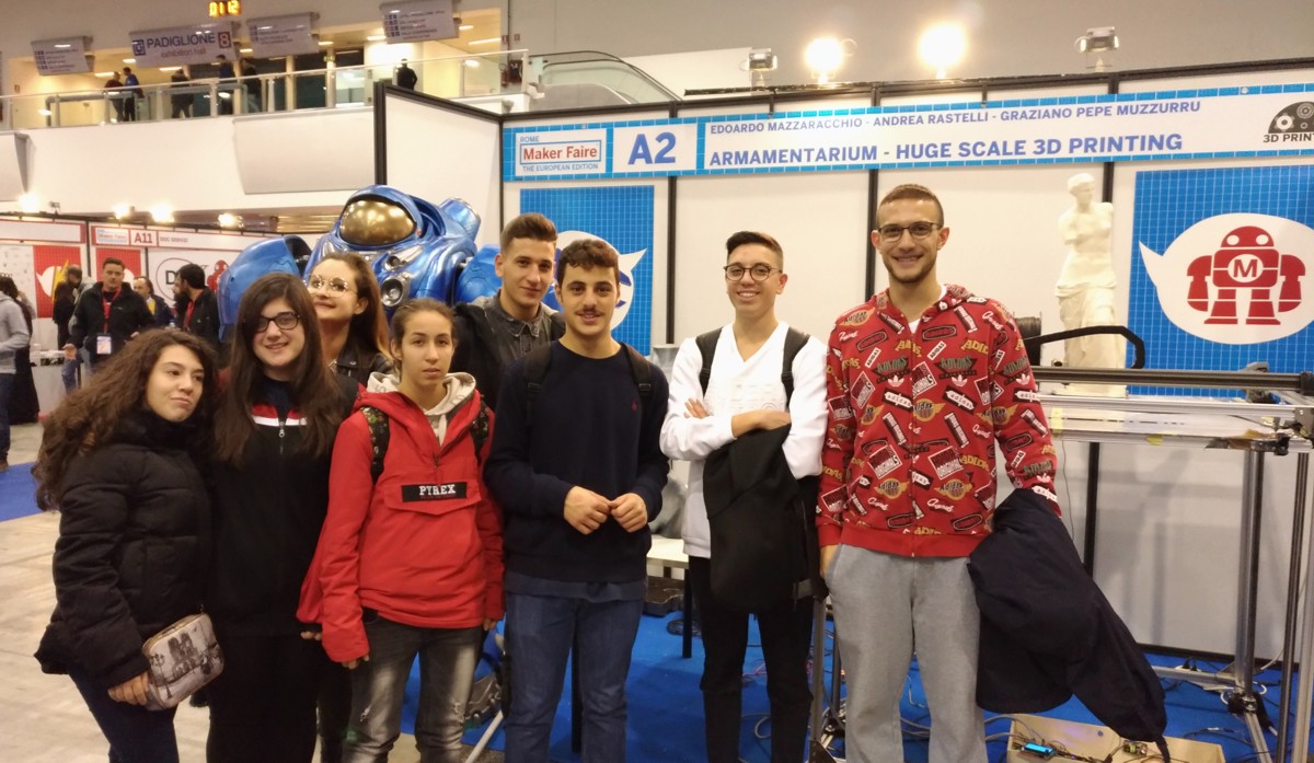 I ragazzi del “Ferdinando” di Mesagne al Maker Faire di Roma