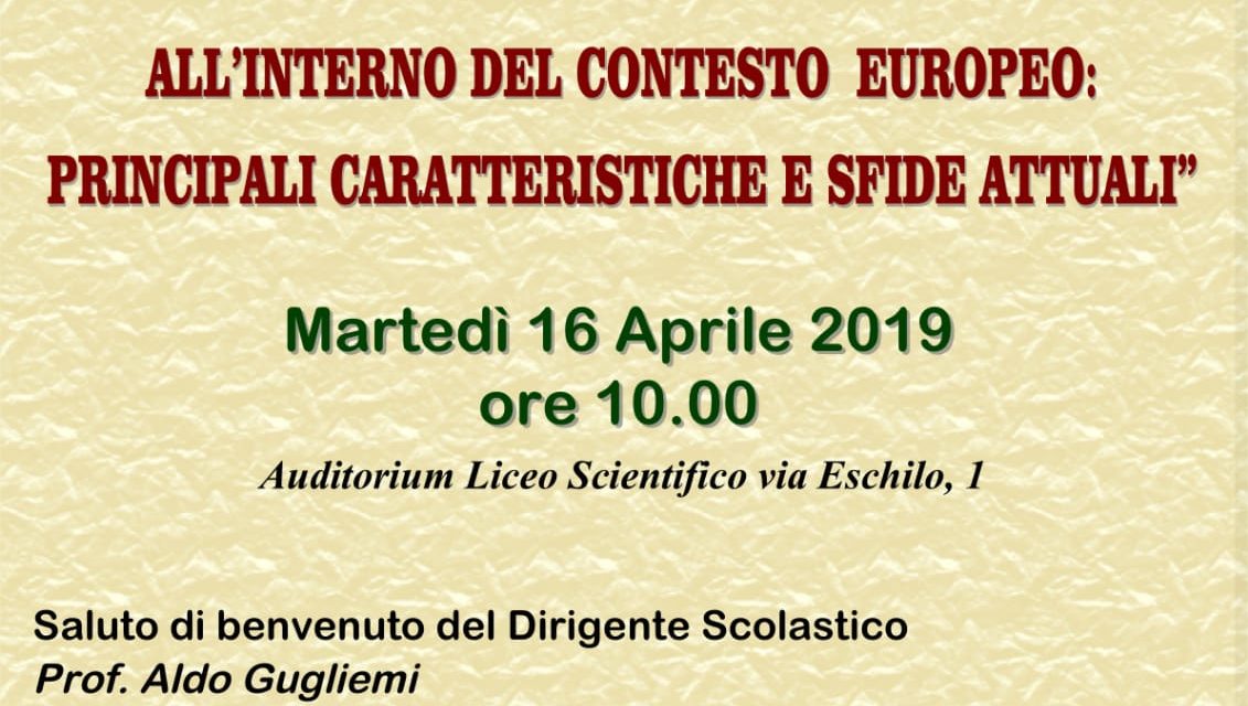 «Il ruolo e le competenze della B.C.E. all’interno del contesto europeo»