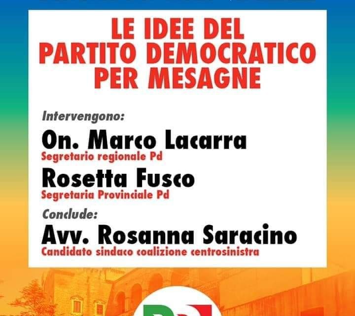 Le idee del Partito Democratico per Mesagne
